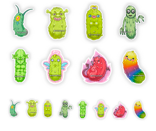 *Sticker* Pack (Limited Time) - PICKLES