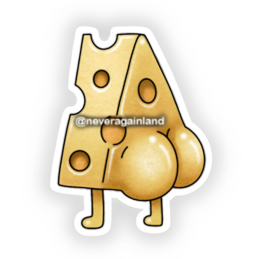 BUTT - Cheese Sticker