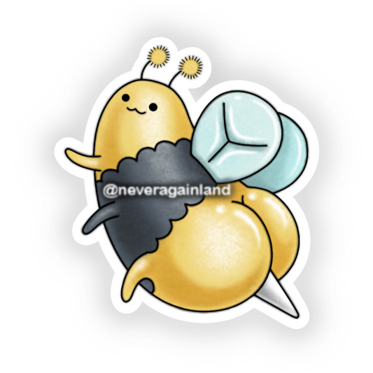 BUTT - Bumble Bee Sticker